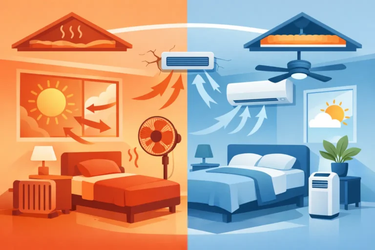 Why Does My Room Stay Hot? Causes and Fixes